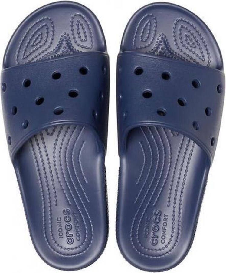 Crocs slippers Classic Slide met iets genopte binnenzool - Foto 6