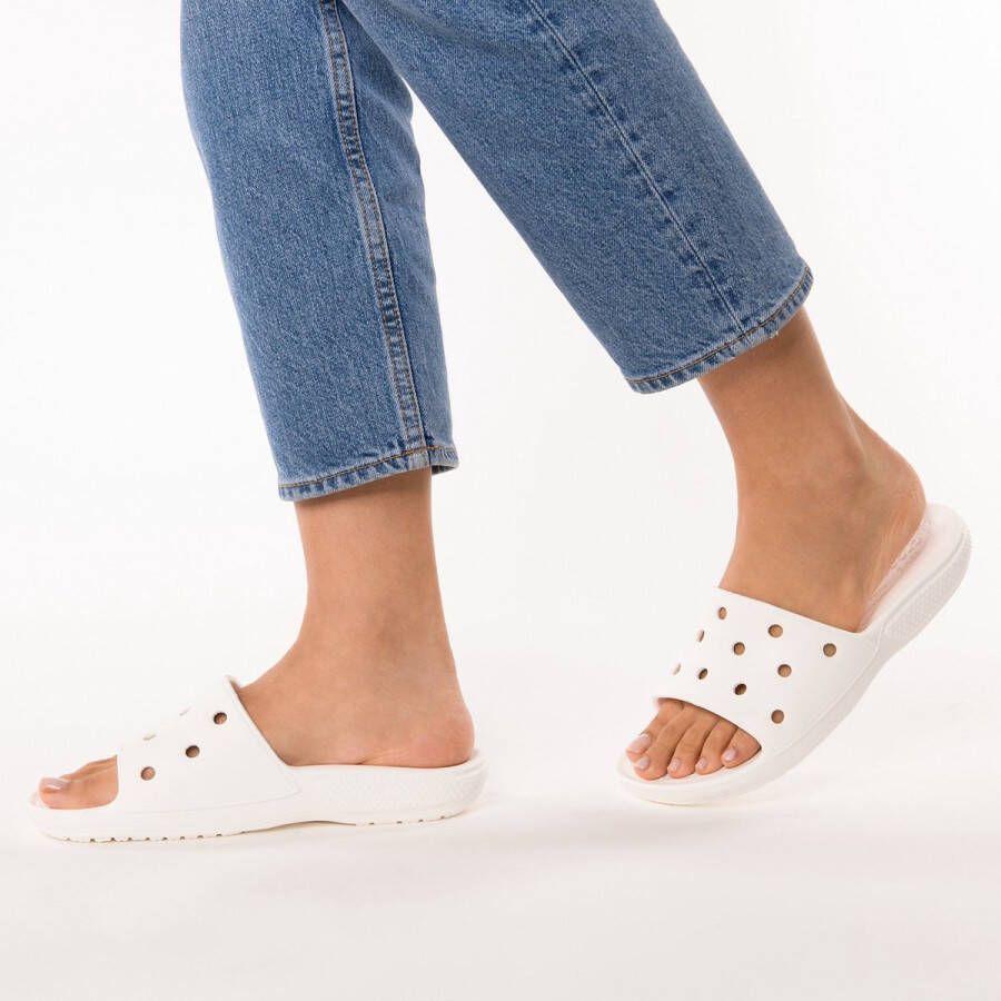 Crocs NU 21% KORTING: slippers Classic Slide met iets genopte binnenzool - Foto 4