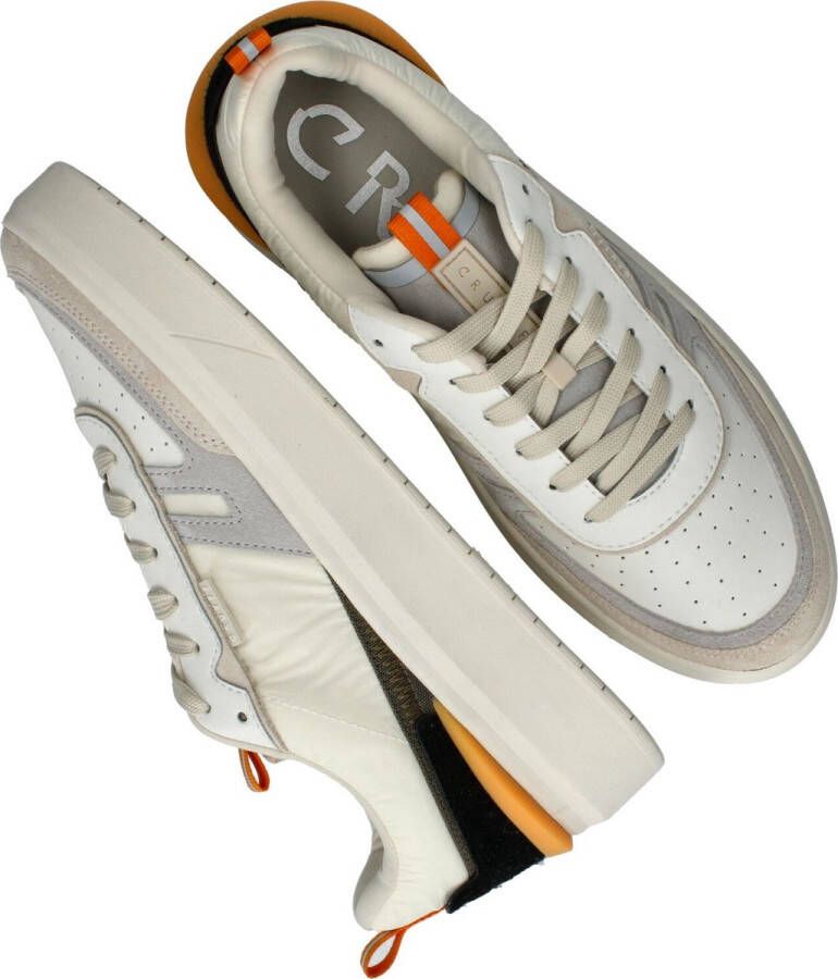 Cruyff Cambria Veterschoen Mannen Zwart beige oranje