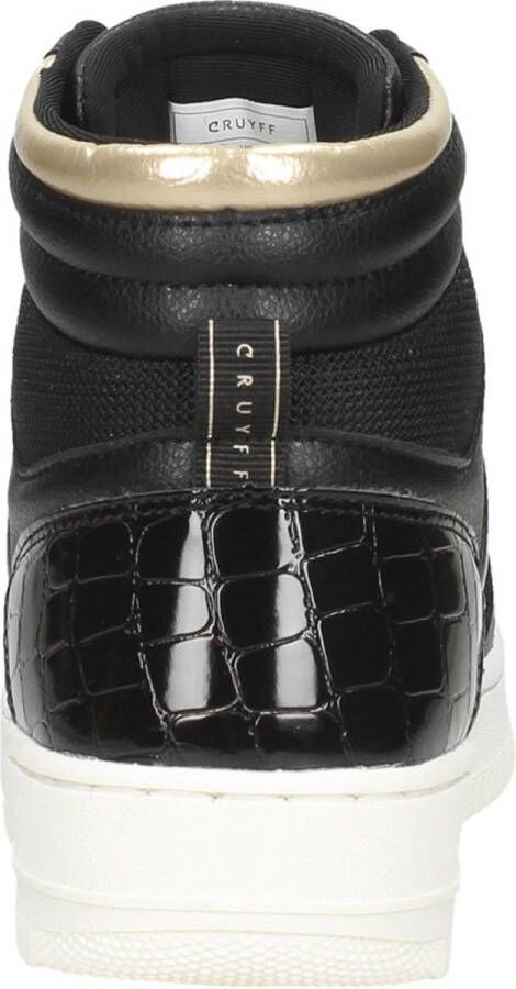 Cruyff Campo High Lux Hoge sneakers Leren Sneaker Dames Zwart - Foto 13