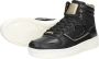 Cruyff Beige High Top Sneakers met Zwarte Accenten Black Heren - Thumbnail 14