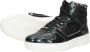 Cruyff Campo High Lux Hoge sneakers Leren Sneaker Dames Zwart - Thumbnail 8