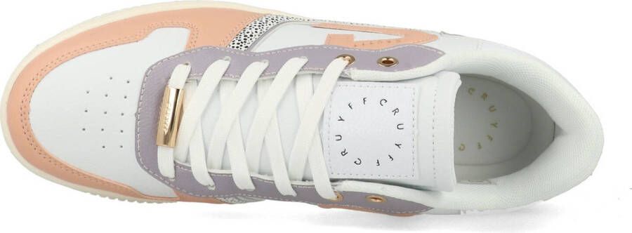 Cruyff Campo Low Lux dames sneaker Wit multi
