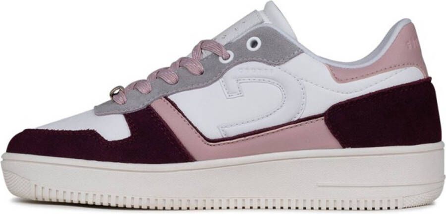 Cruyff Campo Low Lux wit Bordeaux sneakers dames (CC223943301) - Foto 4