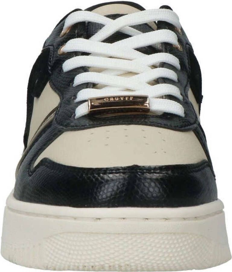 Cruyff Campo Low Lux zwart beige sneakers dames (C )