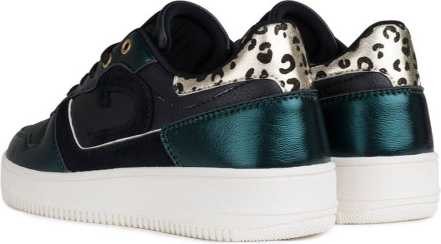 Cruyff Campo Low Lux zwart groen sneakers dames (C )