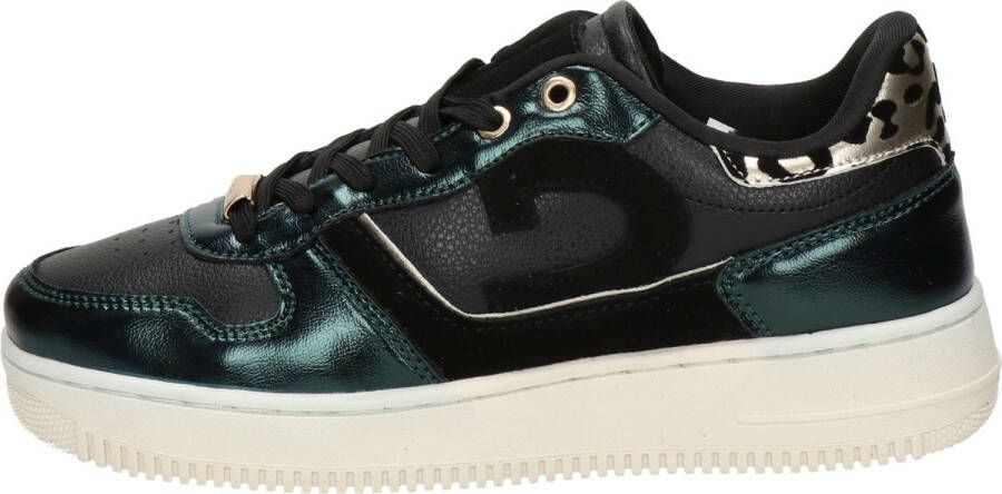 Cruyff Campo Low Lux zwart groen sneakers dames (C )