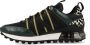 Cruyff Fearia zwart groen sneakers dames (C ) - Thumbnail 2