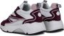 Cruyff Madina Bold wit bordeaux rood sneakers dames (CC223983301) - Thumbnail 3