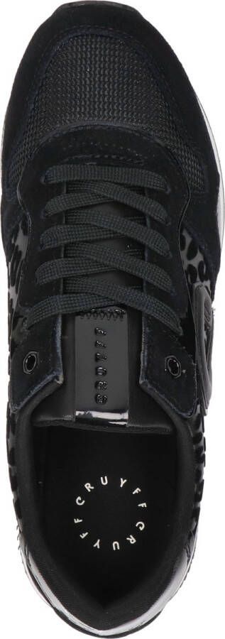 Cruyff Parkrunner Lux Lage sneakers Leren Sneaker Dames Zwart