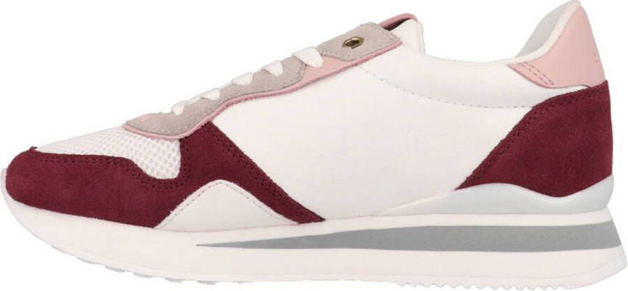 Cruyff Parkrunner Lux wit bordeaux rood sneakers dames (C )