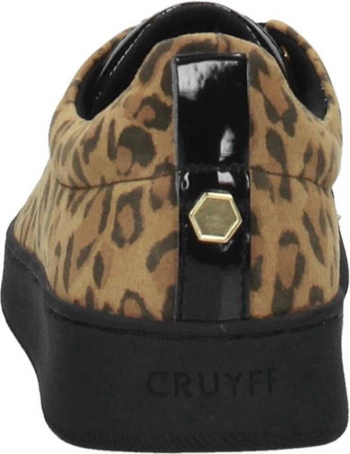 Cruyff Sylva beige luipaard sneakers dames (C )