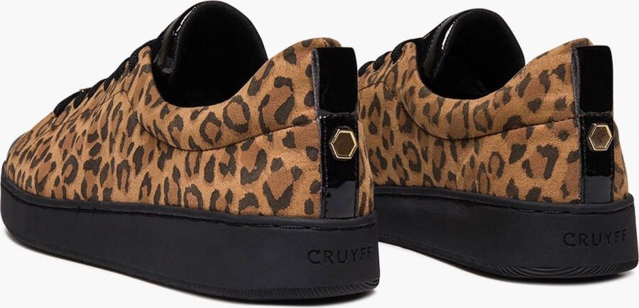 Cruyff Sylva beige luipaard sneakers dames (C )