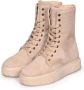 Cycleur De Luxe Endo Veterboots Laarzen Met Veters Dames Beige - Thumbnail 14