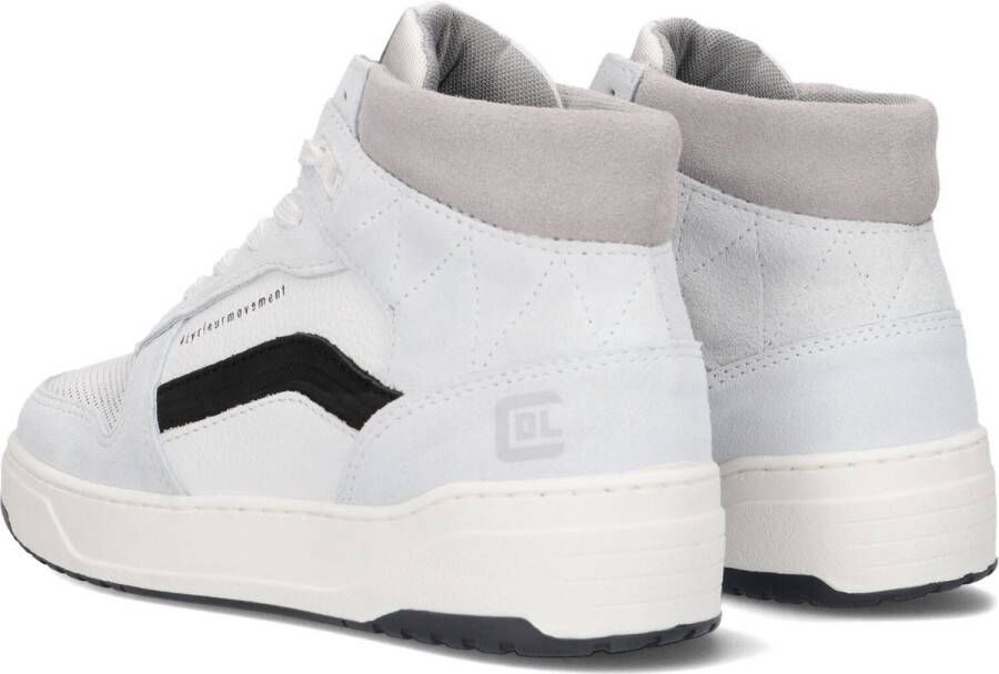 Cycleur De Luxe Frontflip Hoge sneakers Leren Sneaker Jongens Wit