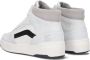 Cycleur De Luxe Frontflip Hoge sneakers Leren Sneaker Jongens Wit - Thumbnail 5