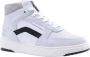 Cycleur De Luxe Frontflip Hoge sneakers Leren Sneaker Jongens Wit - Thumbnail 6