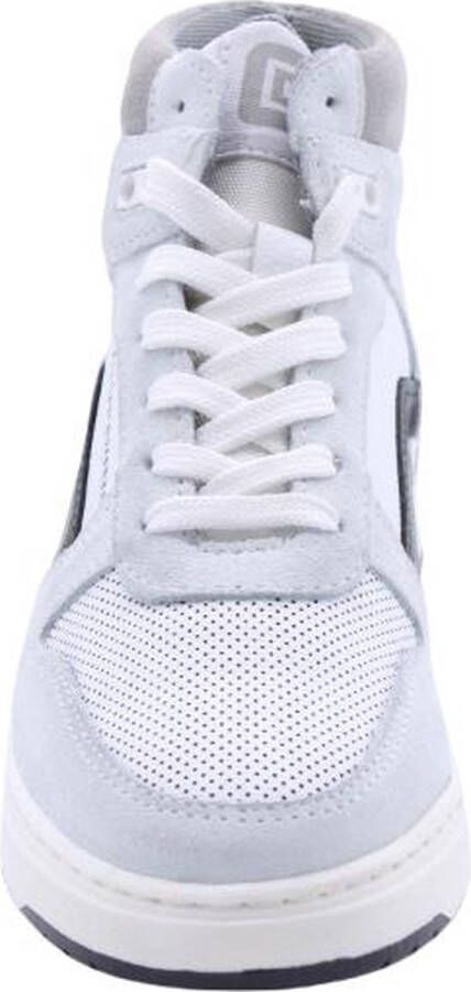 Cycleur De Luxe Frontflip Hoge sneakers Leren Sneaker Jongens Wit