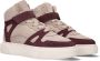 Retro Sneaker bruin Tinten Mur Hoge sneakers Dames Beige - Thumbnail 6