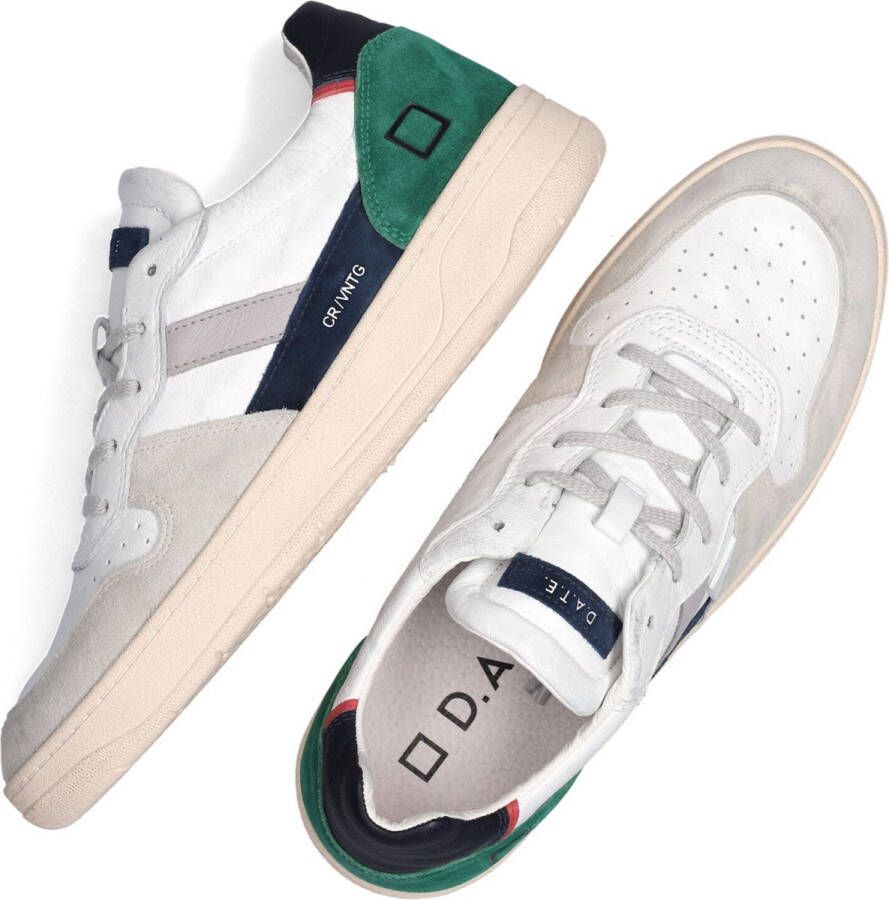 D.A.T.E. D.a.t.e Court 2.0 Heren Lage sneakers Leren Sneaker Heren Wit