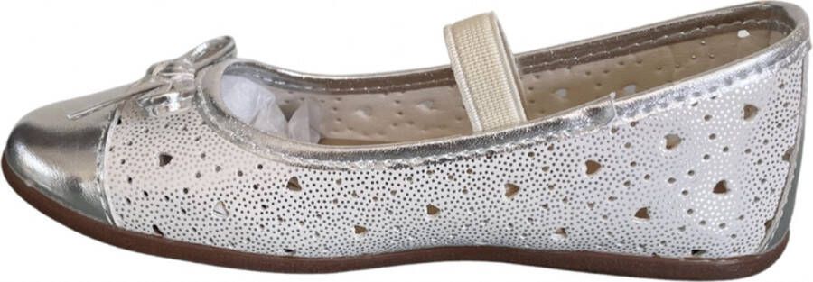 Deb&Dan ballerina met hartjes zilver