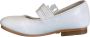 Deb&Dan lederen ballerina met tule en pareltjes wit - Thumbnail 2