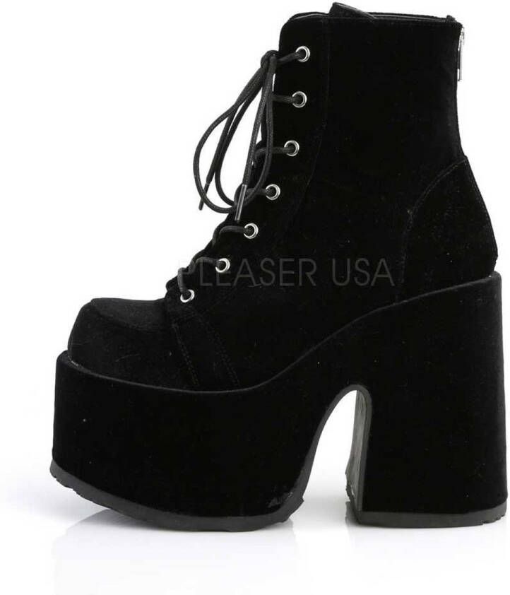 Demonia Cult CAMEL-203 Plateau Laarzen 37 Shoes Zwart