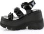 DemoniaCult SHAKER-13 Plateau Sandaal 36 Shoes Zwart - Thumbnail 4