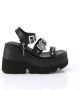 DemoniaCult SHAKER-13 Plateau Sandaal 36 Shoes Zwart - Thumbnail 6