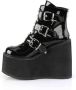 Demonia 5 = | SWING 105 | 5 1 2 PF Ankle Boot w 3 Buckle Straps Back Zip - Thumbnail 13