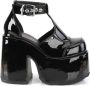 DemoniaCult CAMEL-103 Plateau Sandaal 37 Shoes Zwart - Thumbnail 9