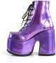 DemoniaCult CAMEL-203 Plateau Laarzen 36 Shoes Paars - Thumbnail 5