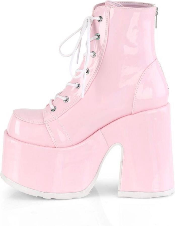 DemoniaCult CAMEL-203 Plateau Laarzen 39 Shoes Roze