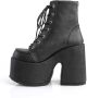 DemoniaCult CAMEL-203 Plateau Laarzen 39 Shoes Zwart - Thumbnail 4