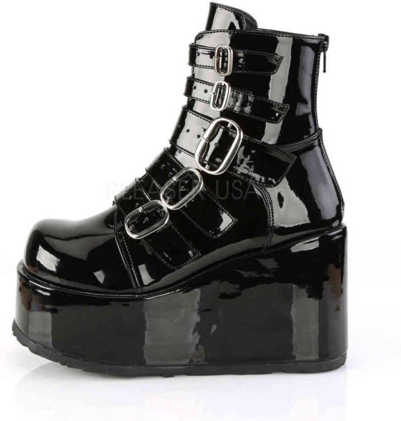 Demonia = | CONCORD 57 | 4 1 4 PF Ankle Boot w Multi Buckle Straps Back Zip - Foto 2