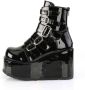 Demonia = | CONCORD 57 | 4 1 4 PF Ankle Boot w Multi Buckle Straps Back Zip - Thumbnail 2