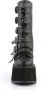 DemoniaCult DAMNED-225 Plateau Laarzen 38 Shoes Zwart - Thumbnail 2