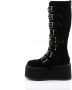 DemoniaCult DAMNED-318 Plateau Laarzen 38 Shoes Zwart - Thumbnail 2