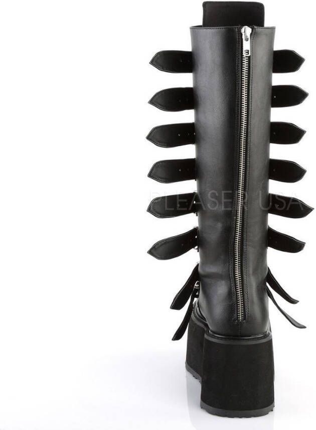 DemoniaCult DAMNED-318 Plateau Laarzen 37 Shoes Zwart