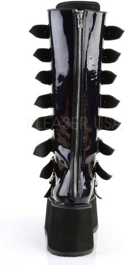 Demonia Cult DAMNED-318 Plateau Laarzen 40 Shoes Zwart