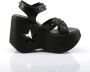 DemoniaCult DYNAMITE-02 Plateau Sandaal 36 Shoes Zwart - Thumbnail 3