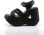 DemoniaCult DYNAMITE-02 Plateau Sandaal 36 Shoes Zwart - Thumbnail 4