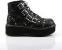 DemoniaCult EMILY-315 Plateau Laarzen 38 Shoes Zwart - Thumbnail 4