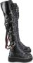 Demonia = | EMILY 377 | 2 PF STR Over the Knee Lace Up Boots Side Zip - Thumbnail 2