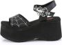 DemoniaCult FUNN-10 Plateau Sandaal 39 Shoes Zwart - Thumbnail 4
