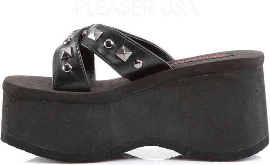 DemoniaCult FUNN-29 Slippers 39 Shoes Zwart - Foto 2