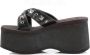 DemoniaCult FUNN-29 Slippers 39 Shoes Zwart - Thumbnail 2