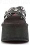 DemoniaCult FUNN-29 Slippers 39 Shoes Zwart - Thumbnail 3
