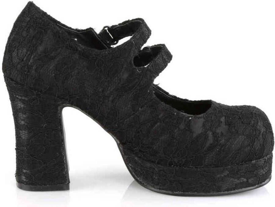 DemoniaCult GOTHIKA-09 Lage schoenen 37 Shoes Zwart