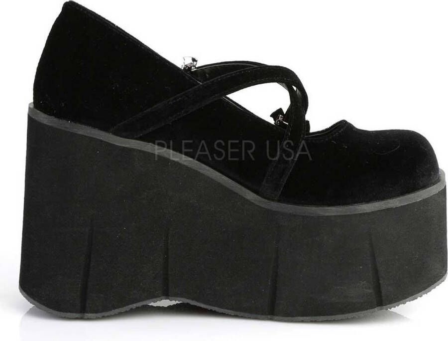 DemoniaCult KERA-10 Sleehakken 39 Shoes Zwart